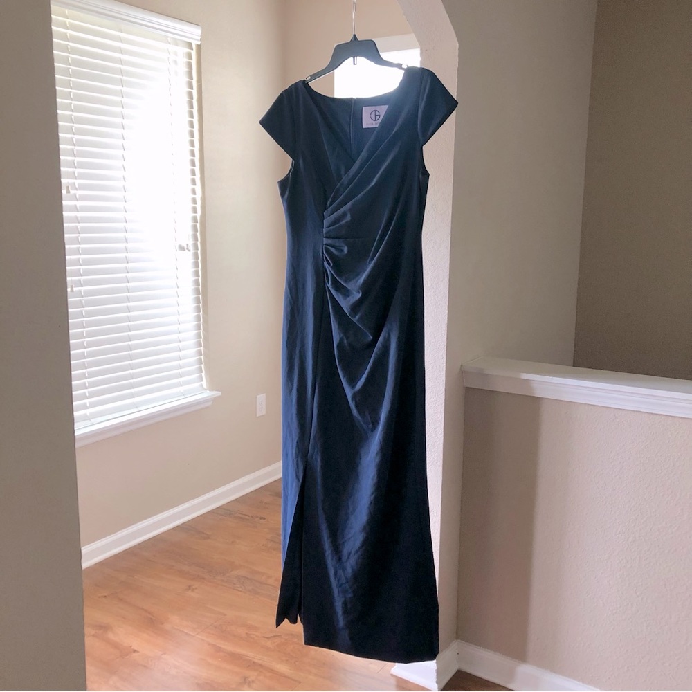 JS Collections Formal Dress, Navy Blue, Size 12